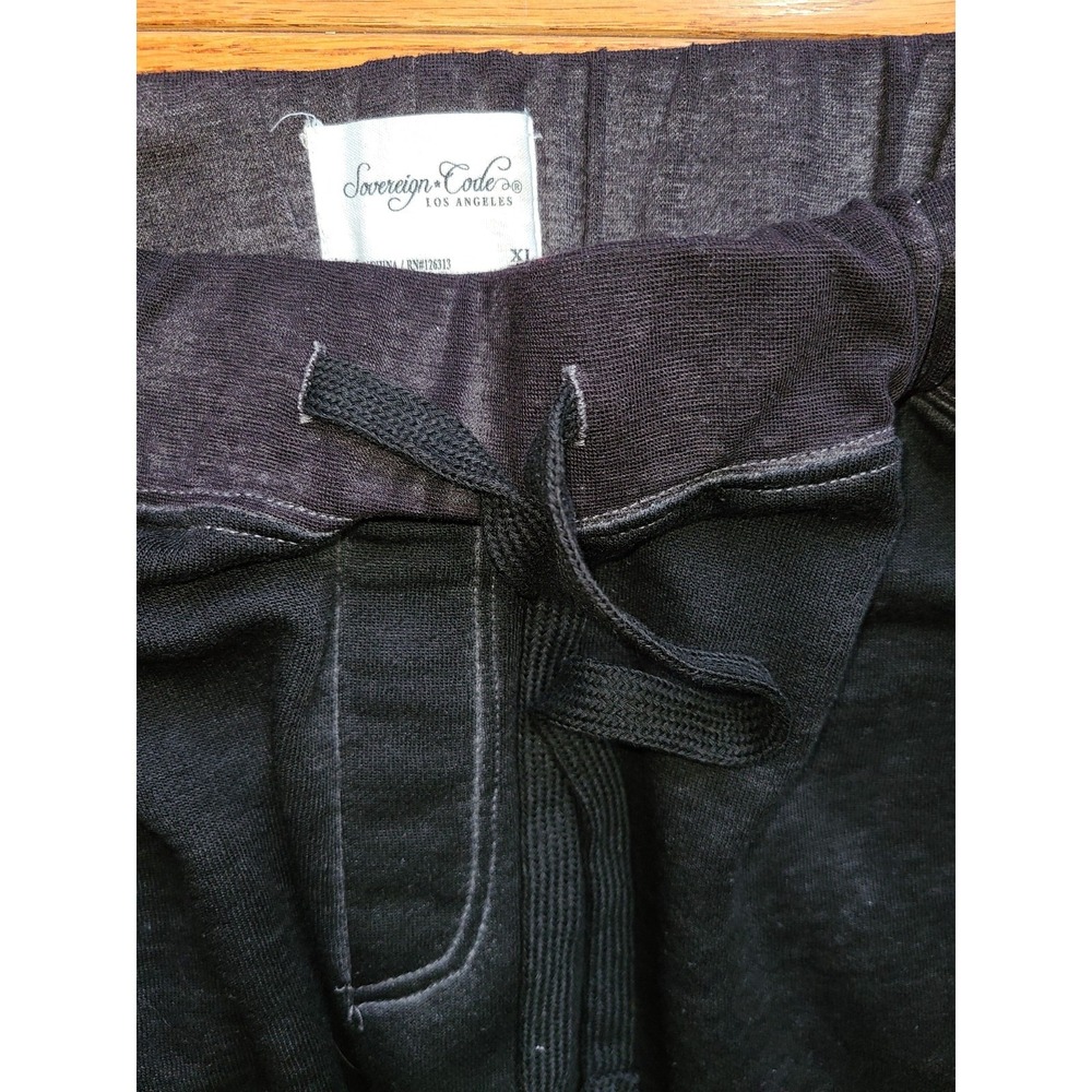 Sovereign Code Los Angeles Black Distress Color Men's Shorts XL pockets‎ Sporty
